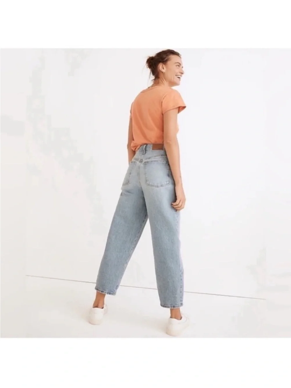 Madewell balloon High Rise Jeans Sz 23 Blue